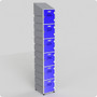 6 Tier Locker with slanted top 6 Tier Locker with slanted top