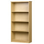 4 Tier Bookcase in Natural Oak Melamine 4 Tier Bookcase in Natural Oak Melamine