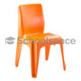 FLEXI™ Heavy-Duty Stackable Plastic Chair | Orange