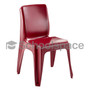 FLEXI™ Heavy-Duty Stackable Plastic Chair | Burgundy