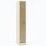 Single Compartment Steel Locker in Ivory/Karoo Colour Single Compartment Steel Locker in Ivory/Karoo Colour