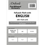 Oxford First Bilingual Dictionary: Flash Cards (full pack) English - ISBN 9780190401511