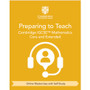 Cambridge IGCSE™ Mathematics Core and Extended Preparing to Teach (Online Masterclass with Self-Study) - ISBN 9781009431439