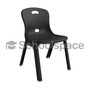 ZAYLEY® Ergonomic Plastic Chair | Night BLACK