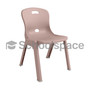 ZAYLEY® Ergonomic Plastic Chair | Blush PINK