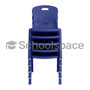 ZAYLEY® Ergonomic Stackable Chairs | Arctic BLUE