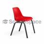 Little LEO™ Polyshell Chair | Virgin Plastic Seat | 325mm Height | Scarlet Red