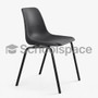 Little LEO™ Junior Polyshell Chair | Eco Plastic Seat | 400mm Height | Slate Black