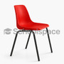 Little LEO™ Polyshell Chair | Virgin Plastic Seat | 400mm Height | Scarlet Red