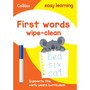 Collins Easy Learning Preschool - First Words Age 3-5 Wipe Clean Activity Book: Ideal for home learning - ISBN 9780008212933