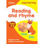 Collins Easy Learning Preschool - Reading and Rhyme Ages 3-5: Ideal for home learning - ISBN 9780008151560