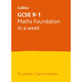 Collins GCSE Grade 9-1 Revision - GCSE 9-1 Maths Foundation In A Week: Ideal for the 2026 and 2027 exams - ISBN 9780008316259