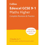 Collins GCSE Grade 9-1 Revision - Edexcel GCSE 9-1 Maths Higher All-in-One Complete Revision and Practice: Ideal for the 2026 and 2027 exams includes online edition, quizzes and video solutions - ISBN 9780008110369