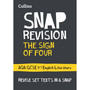 Collins GCSE Grade 9-1 SNAP Revision - The Sign of Four: AQA GCSE 9-1 English Literature Text Guide: Ideal for the 2026 and 2027 exams - ISBN 9780008306632