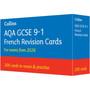 Collins GCSE Grade 9-1 Revision - AQA GCSE 9-1 French Vocabulary Revision Cards: Ideal for the 2026 and 2027 exams (Second edition) - ISBN 9780008783433
