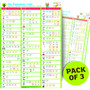 Oxford Floppy's Phonics Sounds and Letters Alphabetic Code Chart (Pack of 3) - ISBN 9780198488262