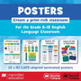 Poster Pack for FET English Language Classroom (Pack of 10 Posters) - ISBN 9781779972149