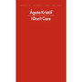 I Don't Care - ISBN 9780241774052