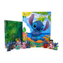 Disney Stitch My Busy Books - Storybook, 10 figurines, playmat - ISBN 9782764357569