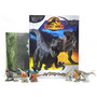 Jurassic World My Busy Books - Storybook, 10 figurines, playmat - ISBN 9782764354711