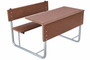 Higher Primary / Intermediate Phase Double Combination Desk with 16mm MDF Supawood Top