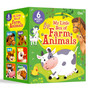 My Little Box of Farm Animals: Early Learning Farm Friends 6 Board Books for Kids - ISBN 9789363957077