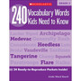 240 Vocabulary Words Kids Need to Know: Grade 5 - ISBN 9780545468657