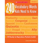 240 Vocabulary Words Kids Need to Know: Grade 6 - ISBN 9780545468664