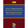 Legal Terminology / Regsterminologie - ISBN 9781485107163