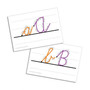 Upper and lower cursive writing cards - ISBN 9780639859828