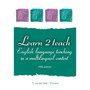 Learn 2 Teach – English Language Teaching in a Multilingual Context (5th edition) - ISBN 9780627036613