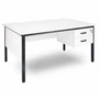 INSPIRE™ Premium Teacher's Desk with two drawers. Colour: Iceberg White. Small - W1500 × D750 × H750H mm