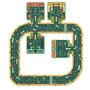 Djeco Roads Puzzle - 21 pcs - EAN 3070900071629