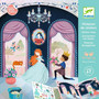 Djeco Sticker Stories "Life in the Castle" - EAN 3070900089549