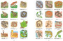 African Reptiles & Frogs to Read, Colour & Keep - ISBN 9781431700165 (inside pages 3)