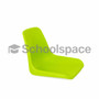 Small Replacement Polyshell Seat | 325/375mm | Virgin Plastic | Lime Green