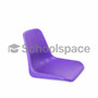 Small Replacement Polyshell Seat | 325/375mm | Virgin Plastic | Lavender Purple