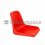 Small Replacement Polyshell Seat | 325/375mm | Virgin Plastic | Scarlet Red