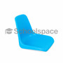 Small Replacement Polyshell Seat | 325/375mm | Virgin Plastic | Sky Blue