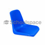 Small Replacement Polyshell Seat | 325/375mm | Virgin Plastic | Royal Blue