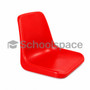 Large Replacement Polyshell Seat | 400/450mm | Virgin Plastic | Scarlet Red
