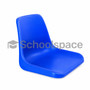 Large Replacement Polyshell Seat | 400/450mm | Virgin Plastic | Royal Blue