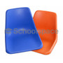 Replacement Polyshell Seats | Virgin Plastic | Royal Blue & Vibrant Orange