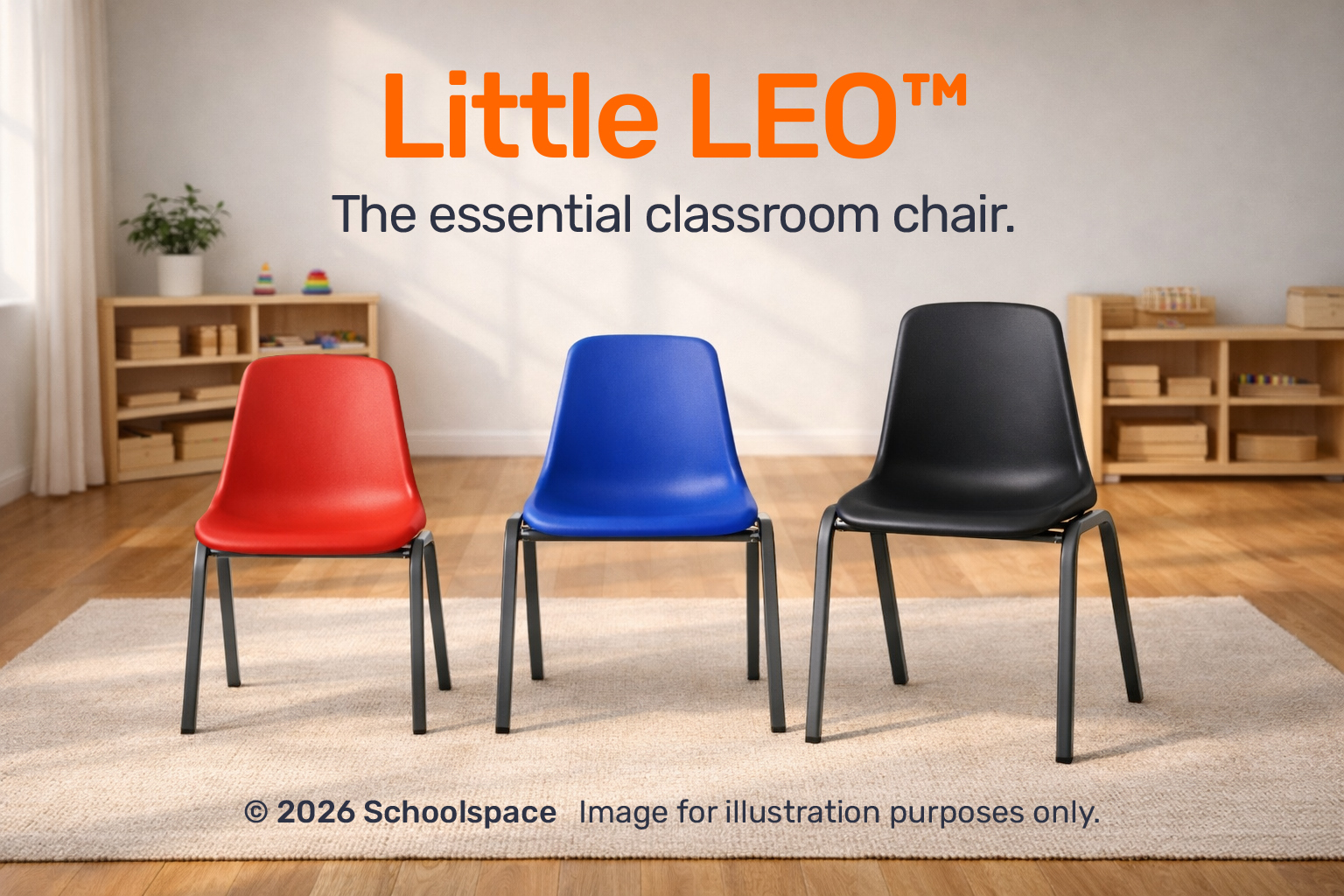 Little LEO Junior Polyshell Chairs - Lifestyle Image