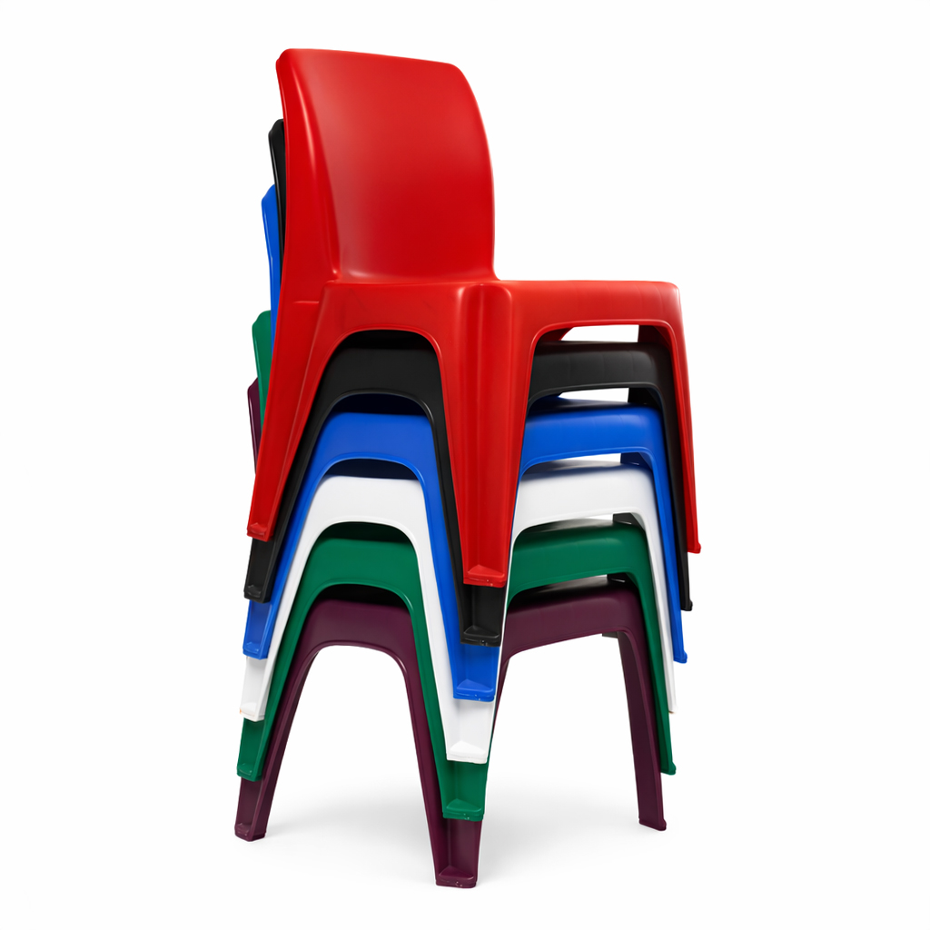 INTEGRA® Premium Stackable Plastic Chair | 10 Colours