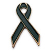 Green Ribbon Lapel Pin