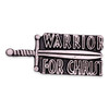 Warrior for Christ Pin