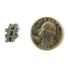 L19 - Hashtag # Lapel Pin