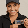 3" BY 1.5" Rectangle Metal Personalized Name Badge