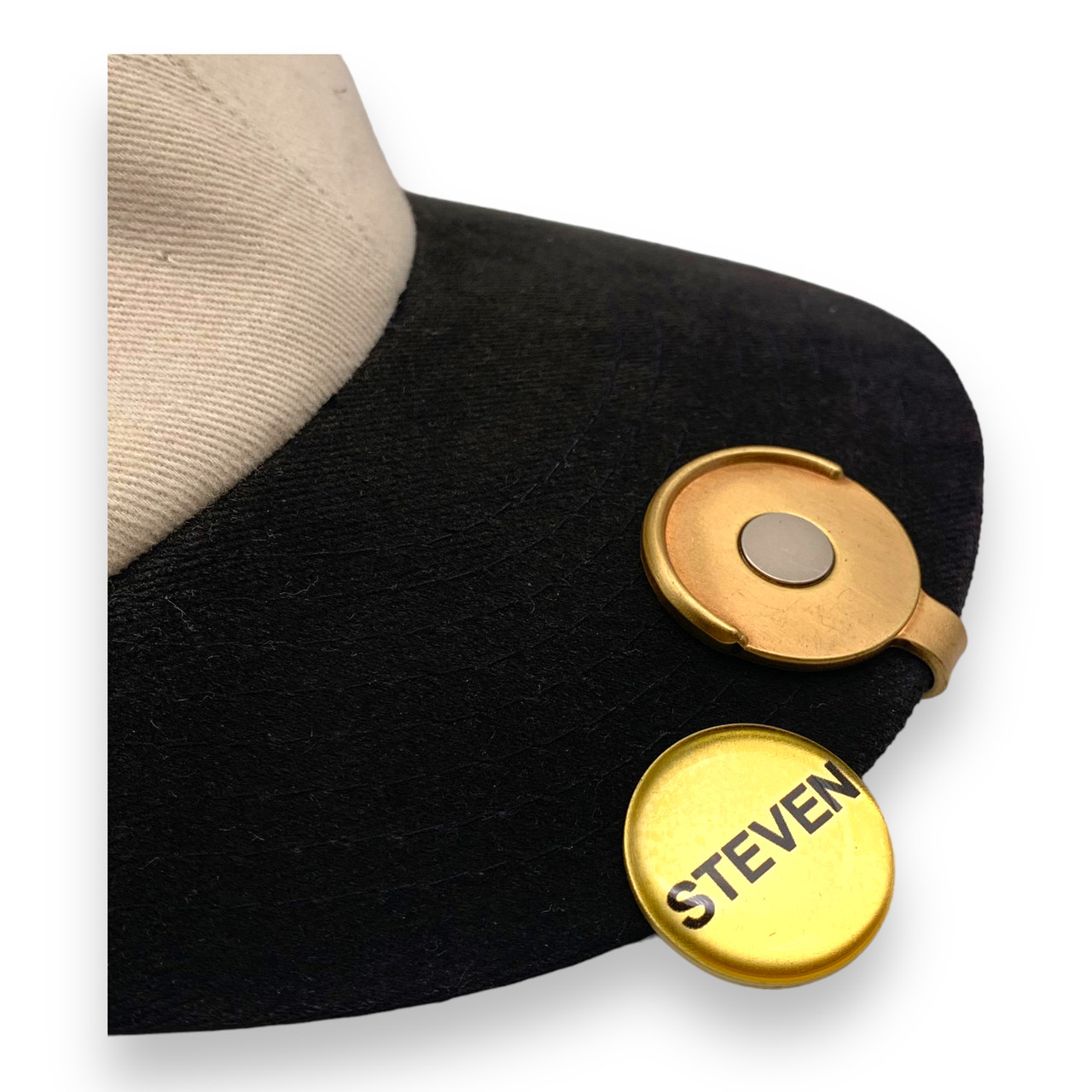 Golf Ball Marker Hat Clip Set Personalized Golf Ball Markers